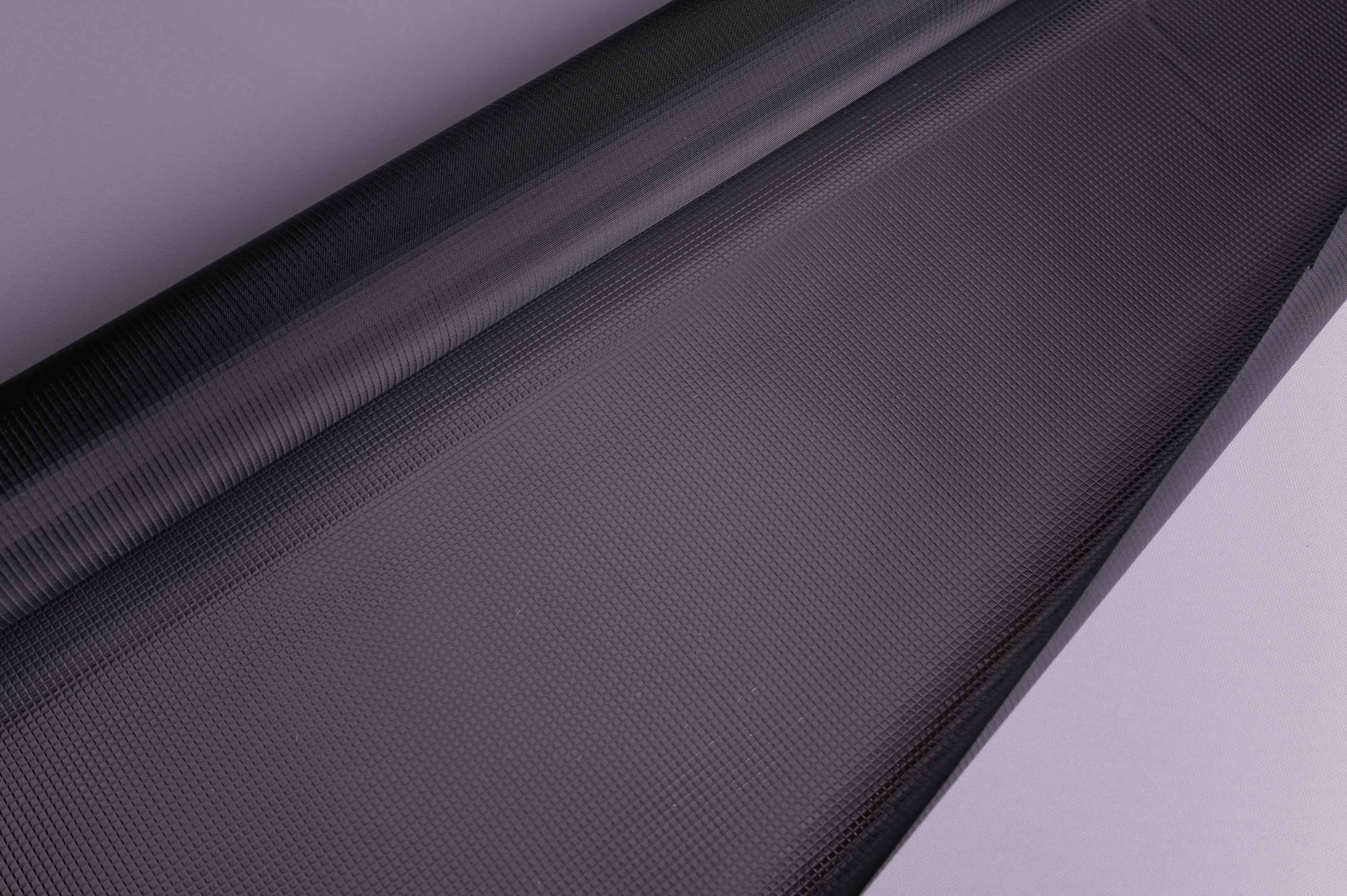 Grid Reflective Laminate, Dark Grey / Black Back – face A