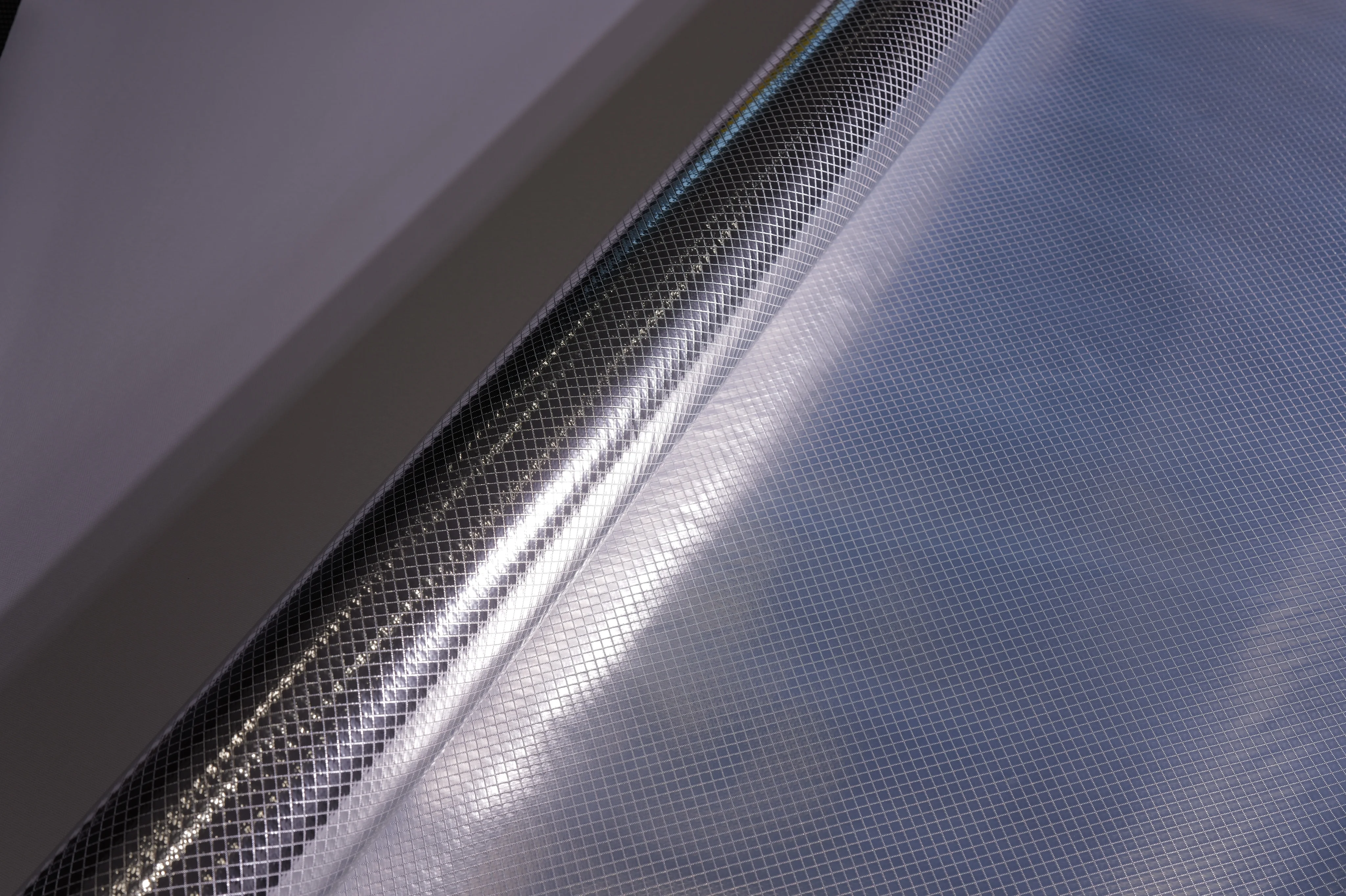 Large Grid Reflective Film, High-Gloss Silver – hero view
