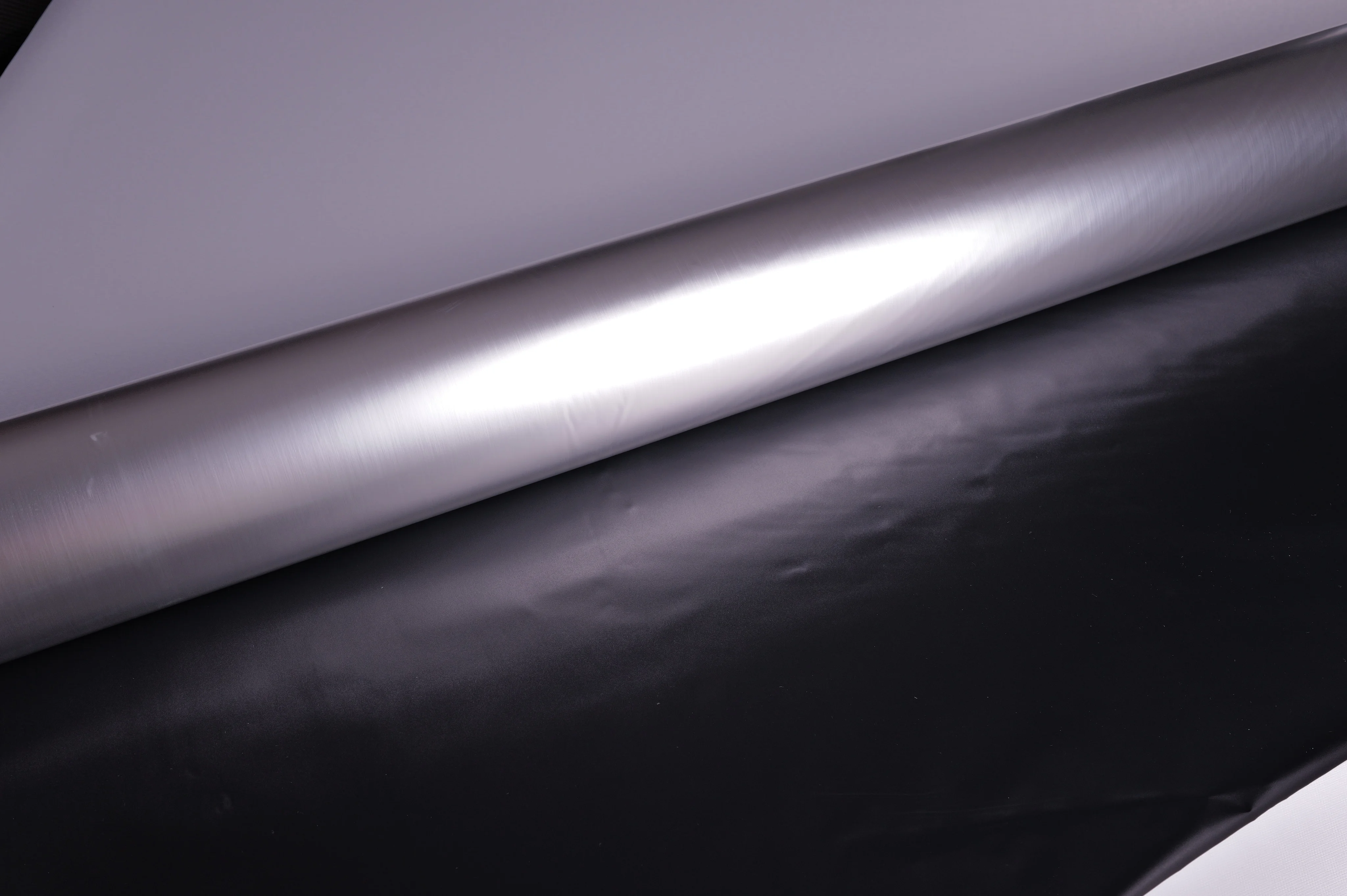Satin Reflective Laminate, Silver / Black Back – hero view