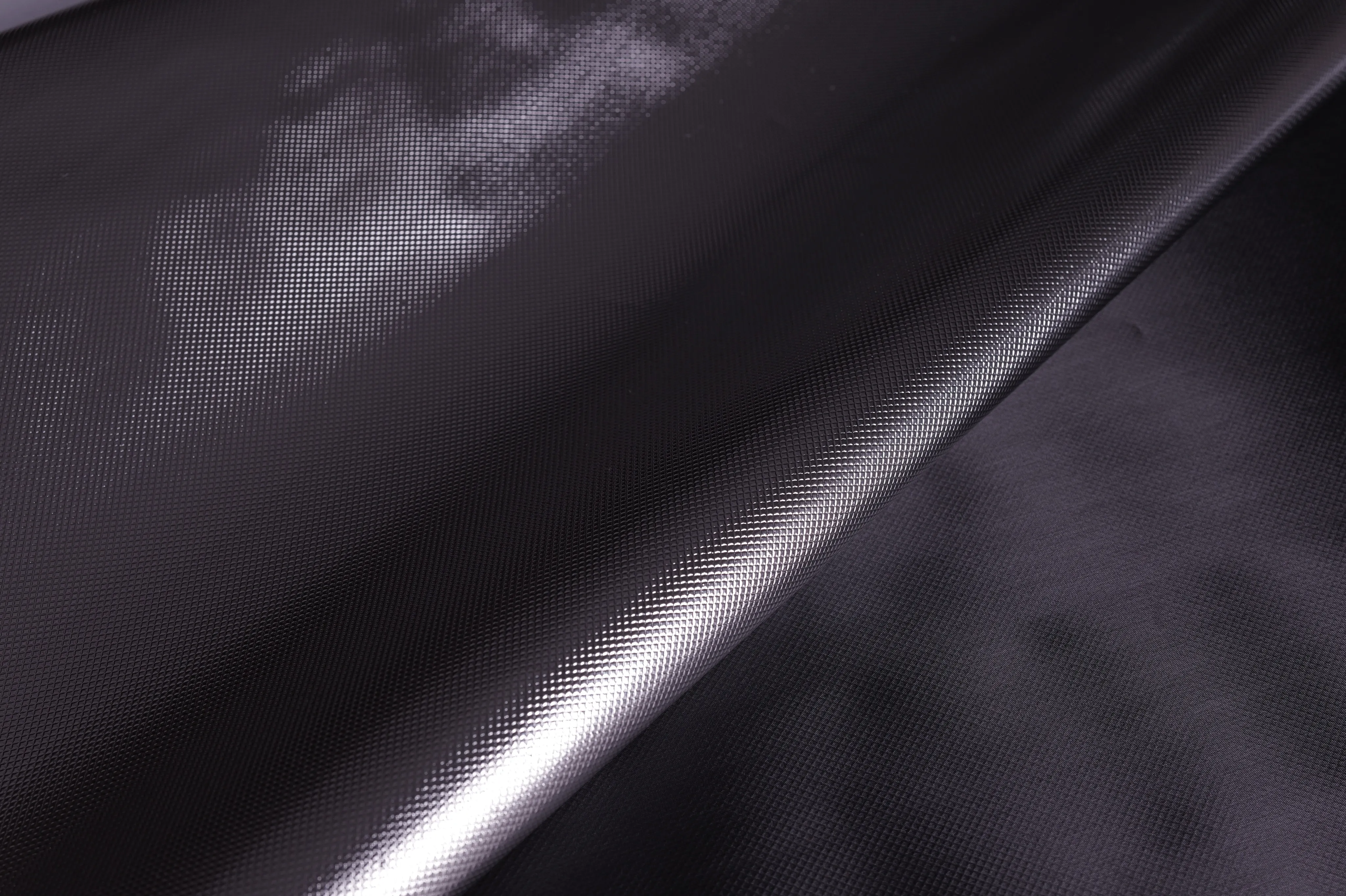 Micro Weave Reflective Laminate, Silver-Grey / Dark Back – texture close-up