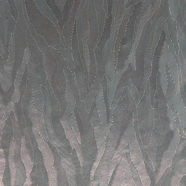 Brushed and feathered pattern on reflective film, macro photograph of sample B0001458