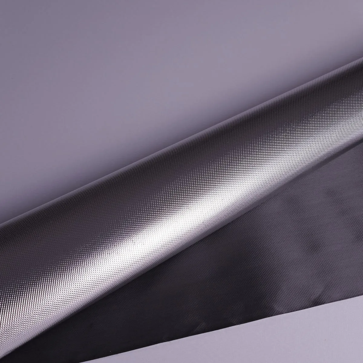 Micro Weave Reflective Laminate, Silver-Grey / Dark Back