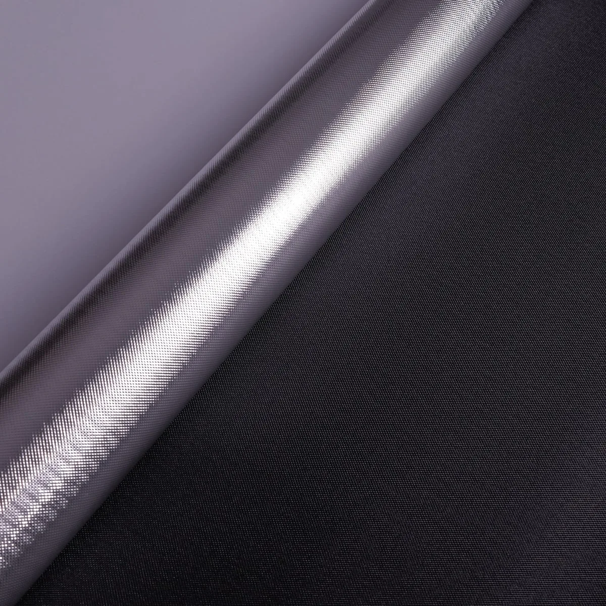 Micro Grid Reflective Laminate, Bright Silver / Black Back