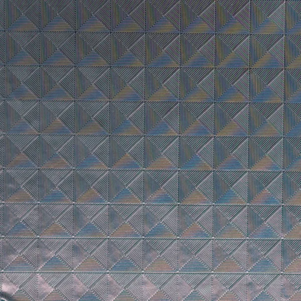 Diamond and lattice pattern on reflective film, macro photograph of sample B0001450