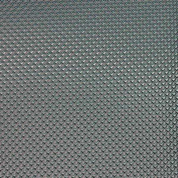 Grid and woven pattern on reflective film, macro photograph of sample B0001460
