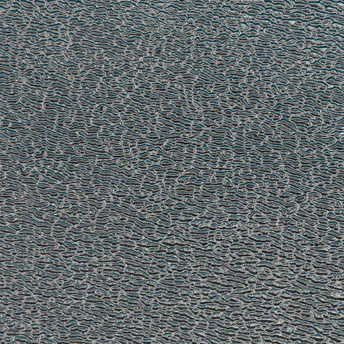 Grid and woven pattern on reflective film, macro photograph of sample B0001475